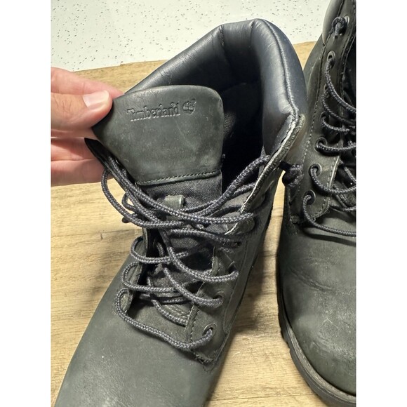 Men’s Timberland Premium 6-Inch Waterproof Boots – Black Nubuck – Size 11